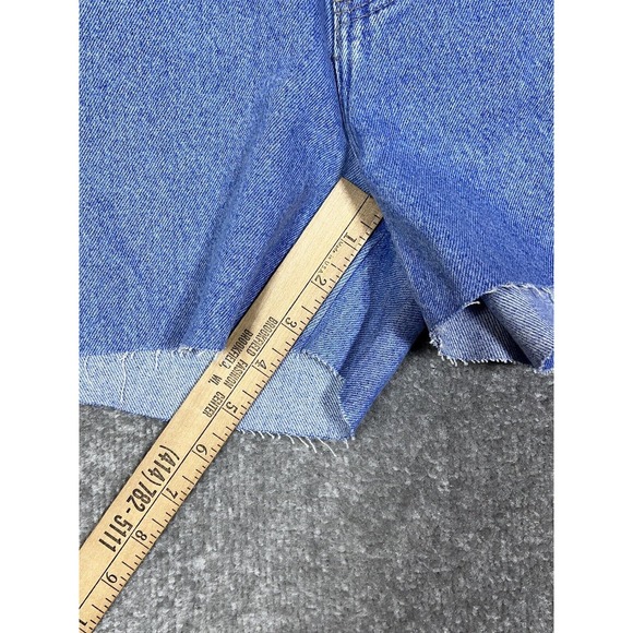 Vintage Gitano Cutoff Mom High Rise Jean Shorts Women Size 8 Blue Cotton Pockets - Picture 7 of 7